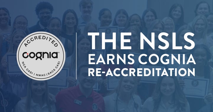 THE NATIONAL SOCIETY OF LEADERSHIP AND SUCCESS EARNS COGNIA RE-ACCREDITATION